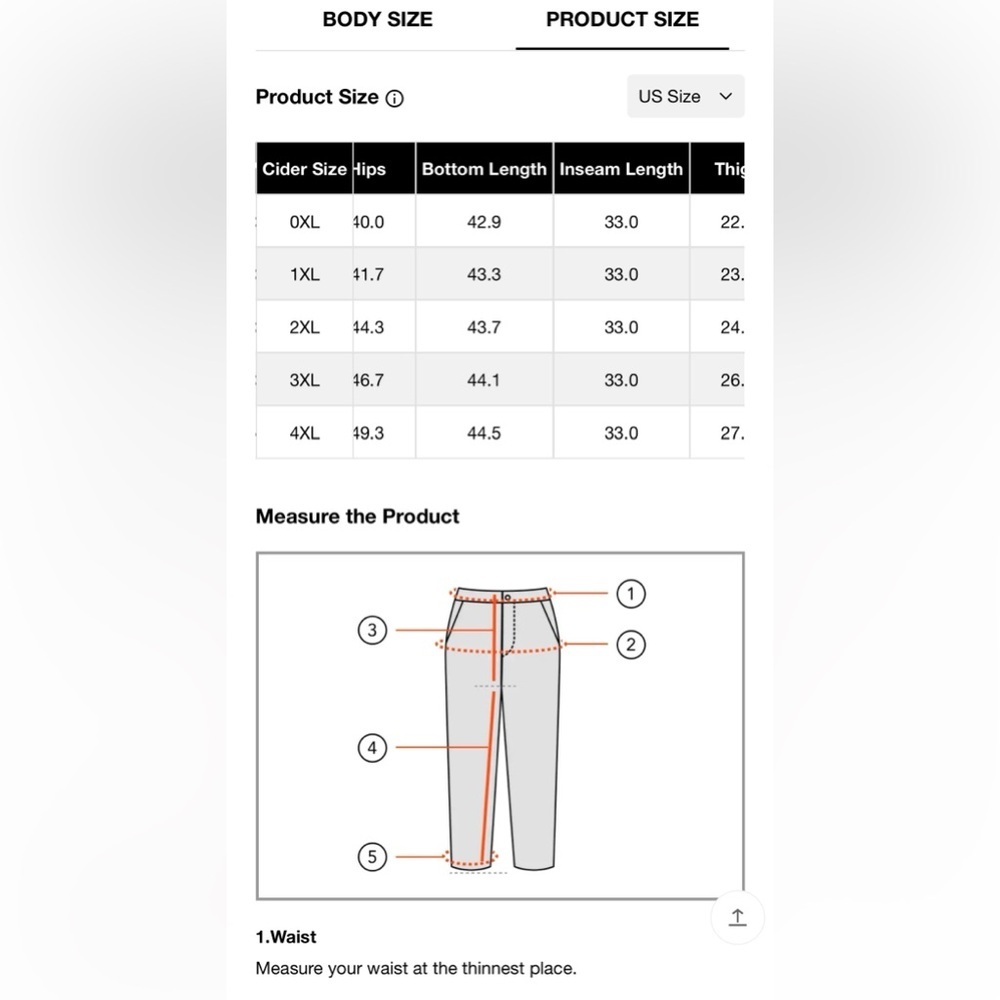Cider HIGH-RISE FLARE CURVE & PLUS 2XL CM12-4 - Picture 10 of 14